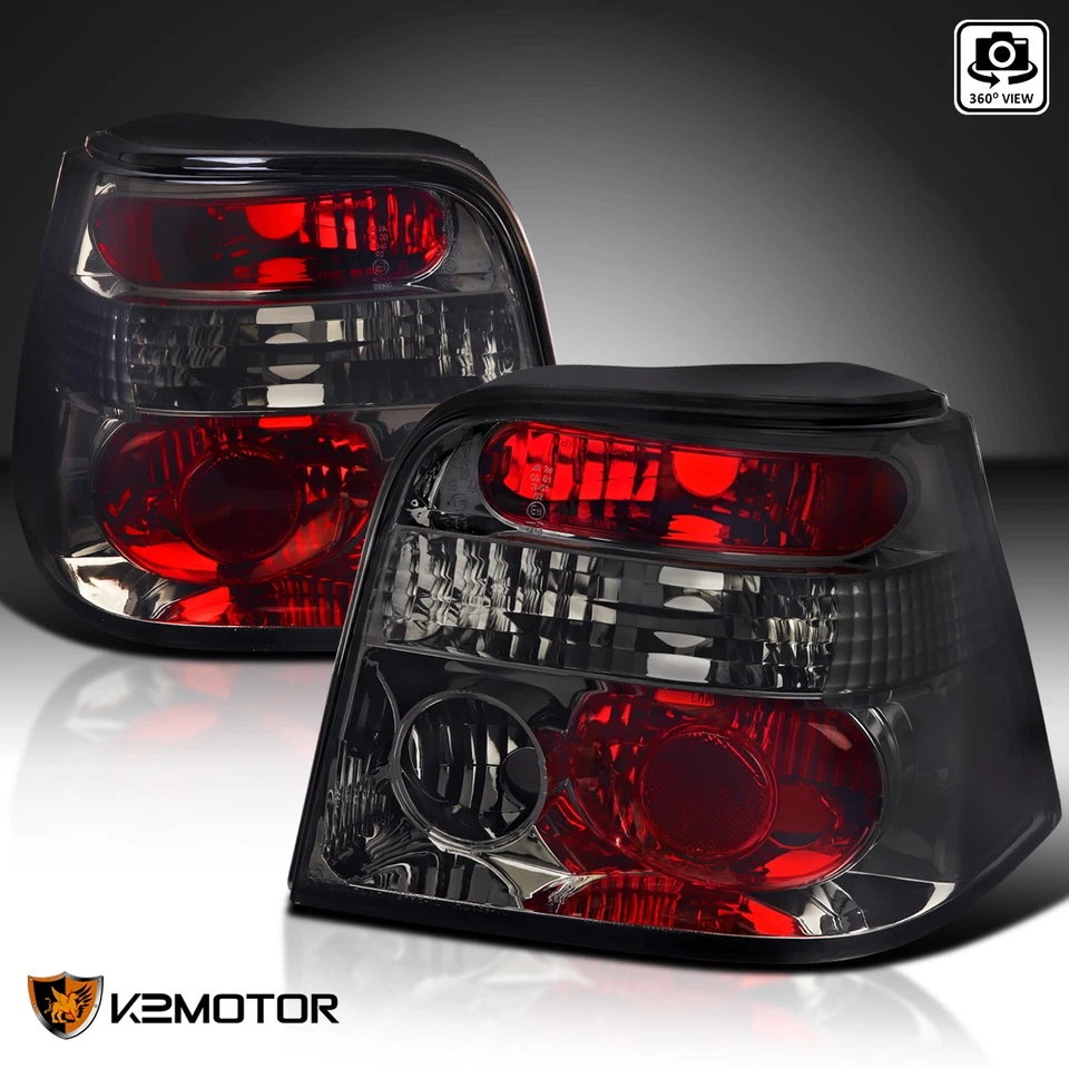 Smoke Fits 1999-2006 Volkswagen Golf IV MK4 Tail Lights Brake Lamps Left+Right - Imagem 1 de 4