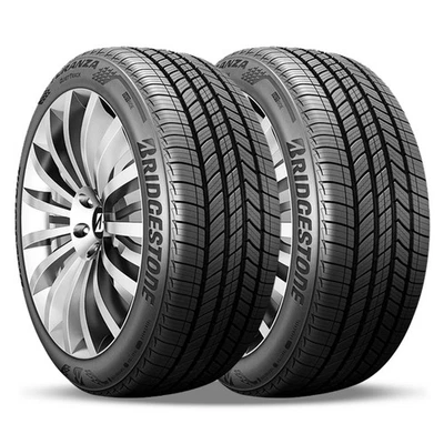 2 Bridgestone Turanza QuietTrack 225/60R16 98H 800AA Tires 80K Mileage Warranty - Imagem 1 de 4