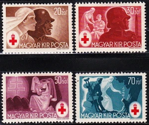 Hungary, B171-174 Red Cross set 1942, MLH - Picture 1 of 1