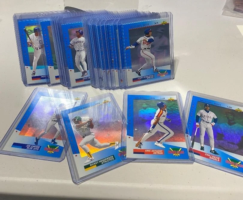 Juego completo de tarjetas de béisbol holograma Denny's Grand Slam 1993 Upper Deck (1-28) Foto 1 de 4