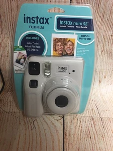 Fujifilm instax Mini SE Sofortbildkamera mit Bonus 10er Pack Mini Film, grau - Bild 1 von 7