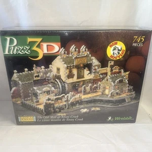 Wrebbit Puzz3D The Old Mill at Stony Creek 3D Puzzle Charles Wysocki's Americana - Bild 1 von 4