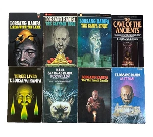 T. Lobsang Rampa Collection Bundle x8 Tibetan Mysticism Occultism Vintage Corgi - Picture 1 of 11