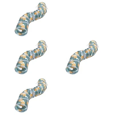  Set of 4 Pet Tunnels Cat Tube Tunnel Cat Tunnel Kitten Tunnel - Image 1 of 4