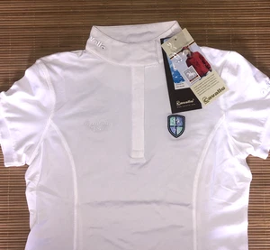 CAVALLO DINA Damen Turniershirt weiß 40 edel NEU %%% UVP65€ TOP - Bild 1 von 12