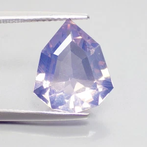 4.00 Cts SUPERB FANCY KITE (12 x 11 mm) NATURAL LAVENDER AMETHYST FROM BOLIVIA - Picture 1 of 7