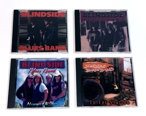 Blindside Blues Band CD Lot Mike Onesko Blues Bureau / Shrapnel Blues Rock 1990s - Imagen 1 de 14