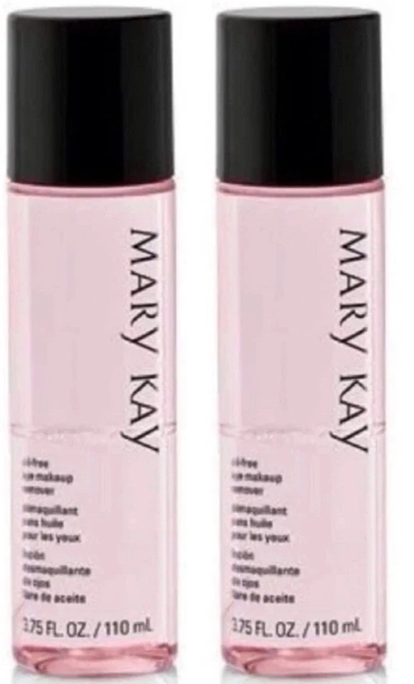Mary Kay Oil-Free Eye Makeup Remover Set Of Two 3.75 fl. oz. FREE SHIPPING - Image 1 of 4