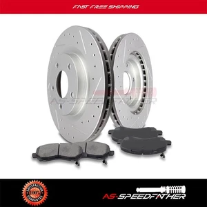 2X Front Brake Rotors and 4X Ceramic Pads For Jeep Patriot, Compass 2007-2008 - Picture 1 of 10
