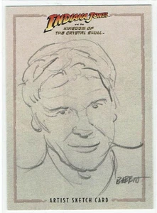 Indiana Jones Kingdom of the Crystal Skull Sketch Card 1/1 Kyle Babbitt - Picture 1 of 4