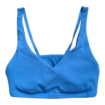 Sujetador Bralette AERIE American Eagle Mujer Talla Grande Offline Azul Sin Costuras Nuevo sin Etiquetas Foto 1 de 4