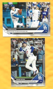 2025 Topps Now NLCS #884+ Bonus Shohei Ohtani 10K-3HR Dodgers - Imagen 1 de 4