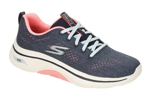 Skechers GO WALK ARCH FIT 2.0 Damenschuhe - sportliche Schnür- Halbschuhe blau - Bild 1 von 8