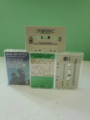 Lot of 4 Vintage Cassette Tapes – Buddy Holly, Roy Orbison, Rockin’ Dance Party, Foto 1 de 4