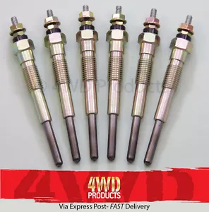 Glow Plug SET for Toyota LandCruiser HJ60 (10/82-88) HJ75 (84-88) 4.0 2H - Picture 1 of 1