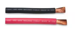 Cable de batería/cable de soldadura de 6 AWG 40 pies (negro 20 pies + rojo 20 pies) hecho en EE. UU. - Imagen 1 de 1