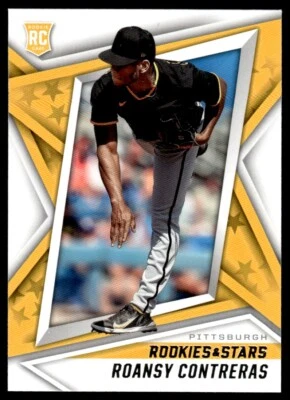 2022 PANINI ROOKIES AND STARS Roansy Contreras Rookie Pittsburgh Pirates #165 - Image 1 of 2
