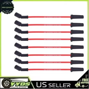 PERFORMANCE Spark Plug Wires For CHEVY/GMC 99-2019 LS1 VORTEC 4.8L 5.3L 6.0L - Picture 1 of 2