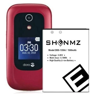 New DBS-1350A Battery For Doro 7070/7441/7050 / 7060 mobile phone 1500mAh 3.8V - Picture 1 of 7