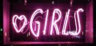 14&quot;x7&quot; Love Heart Girls Acrylic Neon Sign Light Lamp Visual Beer Artwork L620 for sale