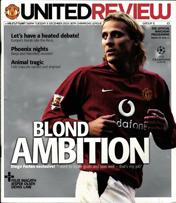 EC I 2003/04 Manchester United - VfB Stuttgart, 09.12.2003, CHAMPIONS LEAGUE - Bild 1 von 2