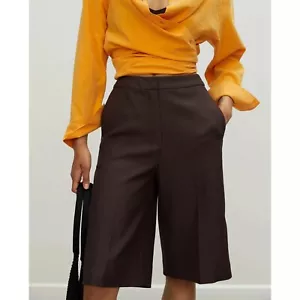 NWT - ROHE - Olana Short - Pure Chocolate - Size 6 AU / 34 EU - Picture 1 of 8