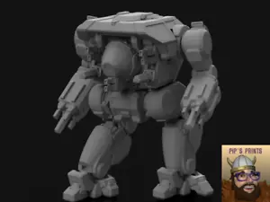 Modelo mecánico alternativo DWF-41S Dire Wolf alias "Daishi" para Battletech 6 mm-10 mm-15 mm - Imagen 1 de 1