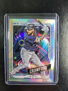 2024 Topps Chrome COSMIC JP CRAWFORD Refractor #121 Seattle Mariners - Imagen 1 de 2