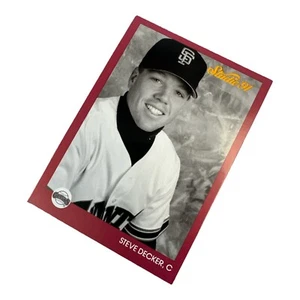 1991 (GIANTS) Studio Previews #16 Steve Decker - Picture 1 of 2