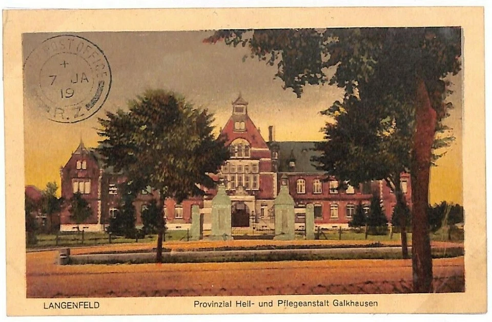 NEW ZEALAND WW1 Card *APO/R2* NZ Division in GERMANY Langenfeld PPC 1919 Y219 - Image 1 of 4