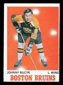 1970-71 TOPPS NHL HOCKEY #2 Johnny Bucyk HOF EX-NM BOSTON BRUINS card - Picture 1 of 2