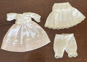 Vintage Madame Alexander White Doll Dress For Amy and Pantaloons And Slip - Picture 1 of 6