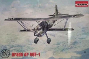 Elica 1/48 Arado Ar 68F caccia biplano Roden 454 kit modellino plastica - Foto 1 di 12