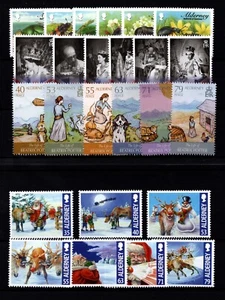 ALDERNEY 2013 AÑO COMPLETO SET CONMEMORATIVOS 4 JUEGOS + 2 MINISHOJAS MNH - Imagen 1 de 2
