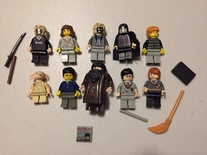 LEGO Harry Potter MINIFIG LOT of 10 MINIFIGS Dobby Draco Lot t496B - Picture 1 of 1