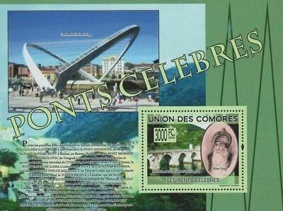 Famosos Puentes Gateshead Milenio Turismo Souvenir Hoja Como Nuevo Foto 1 de 2