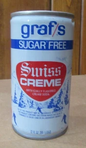 Clean Graf/s Swiss Creme 12oz Steel Soda Can, Milwaukee WI - Picture 1 of 7