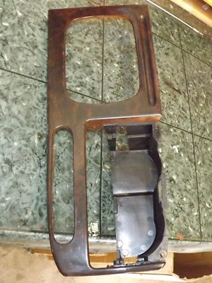 98-02 OEM USDM Honda Accord palanca de cambios central consola portavasos moldura panel madera Foto 1 de 4