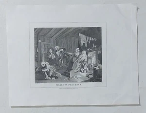 I125324 64 Incisione William Hogarth - Carriera prostituta (A Harlot's Progress) - Picture 1 of 3