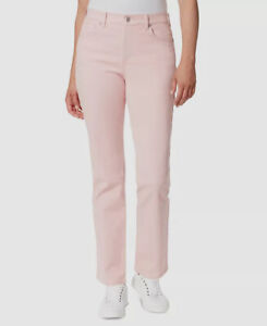 $40 Gloria Vanderbilt Womens Pink Classic Straight Leg Amanda Jeans Pants Size 6