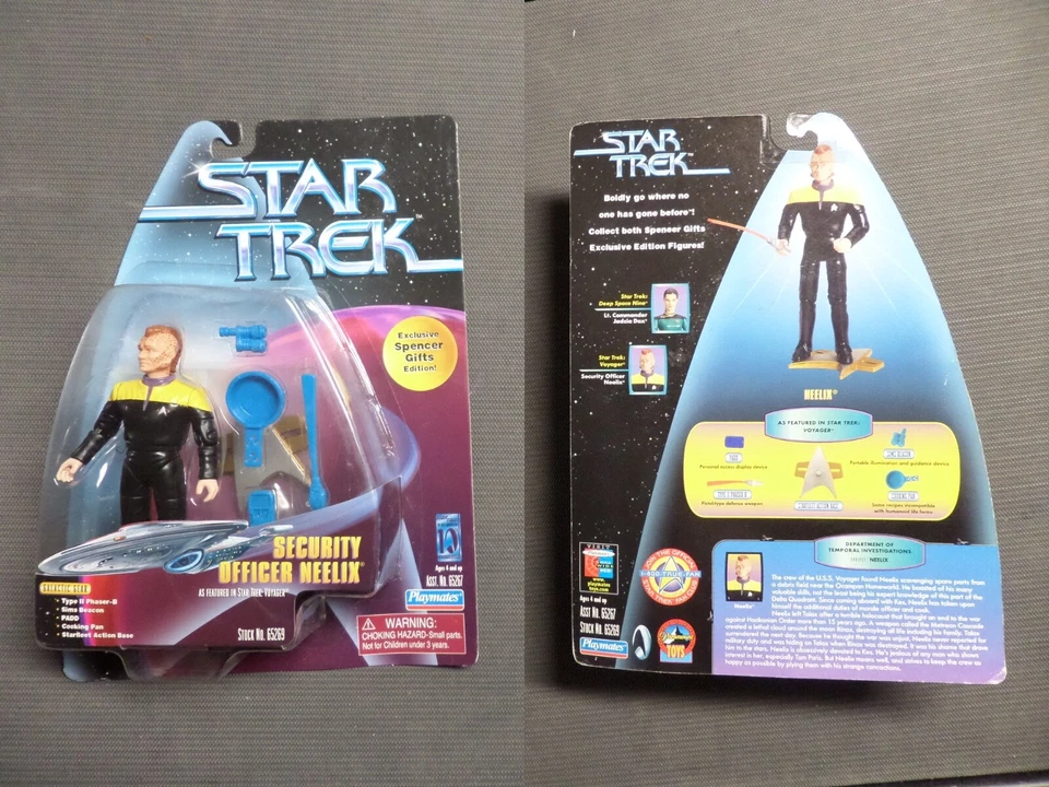 Figura de oficial de seguridad Neelix Star Trek: Voyager Playmates Toys Spencer Gifts Foto 1 de 1