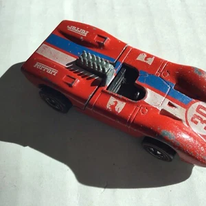 1969 Hot Wheels Flying Colors Redline Ferrari 312P Hong Kong Gran Prix #30 RED - Picture 1 of 9