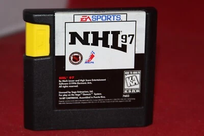 NHL 97 Hockey (Sega Genesis, 1996) Authentic Game Cartridge - Image 1 of 2