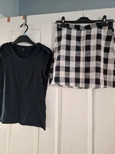 Ladies Topshop SKIRT AND TOP 2 PIECE SET SIZE 8 (REF38) - Picture 1 of 5