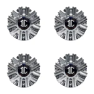2 Crave Wheels Chrome Wheel Rim Center Hub Cap # N028-CAP (4 CAPS) - Picture 1 of 7