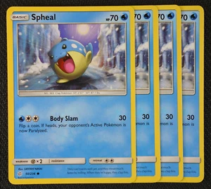 Pokemon Cards 4x Spheal 50/236 Playset Cosmic Eclipse NM/M - Picture 1 of 1