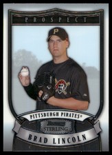 2007 Bowman Sterling Prospects Brad Lincoln #BSP-BEL RC Pittsburgh Pirates