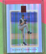 RANDY JOHNSON ARIZONA DIAMONDBACKS 2003 TOPPS TRIBUTE CONTEMPORARY #60 RED SP