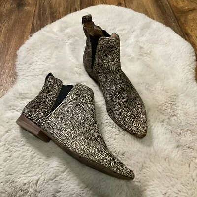 Madewell Nadine Chelsea Botín 8.5 Pelo de pantorrilla Mujer Zapatos Botas Pull On Punta Foto 1 de 4