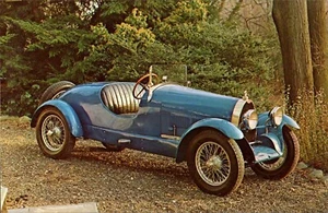 Cartolina 1926 Bugatti tipo 38 roadster - Foto 1 di 2